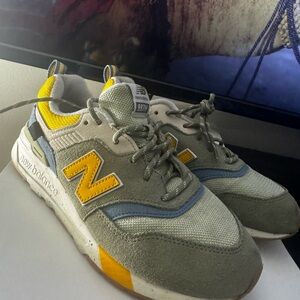 New Balance Kids' Sneakers in Gray and Yellow